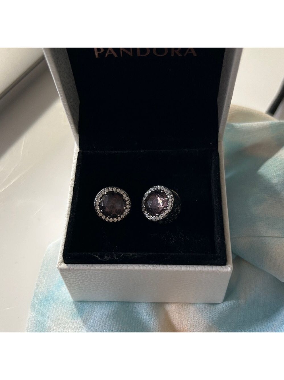 Pandora Purple and Silver Bracelet Charm - Picture 5 of 5
